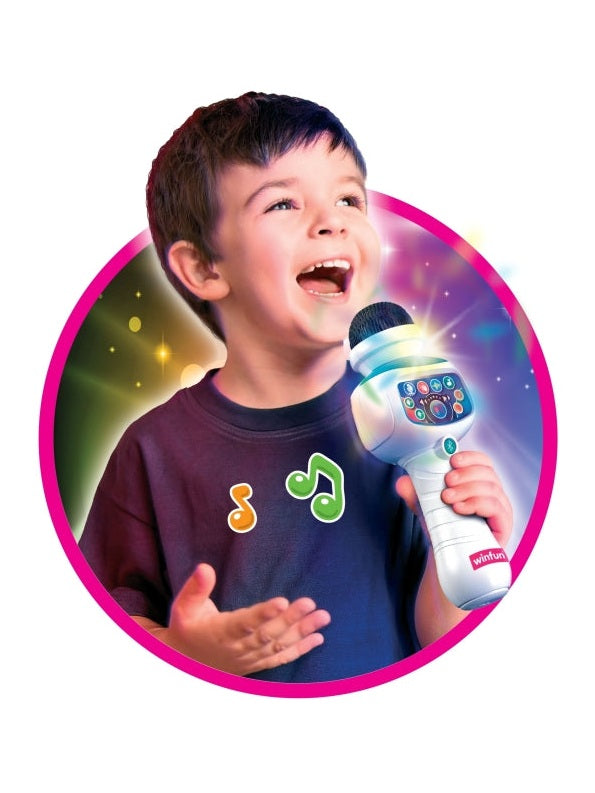 Karaoke Kid Bluetooth Mic with Stand