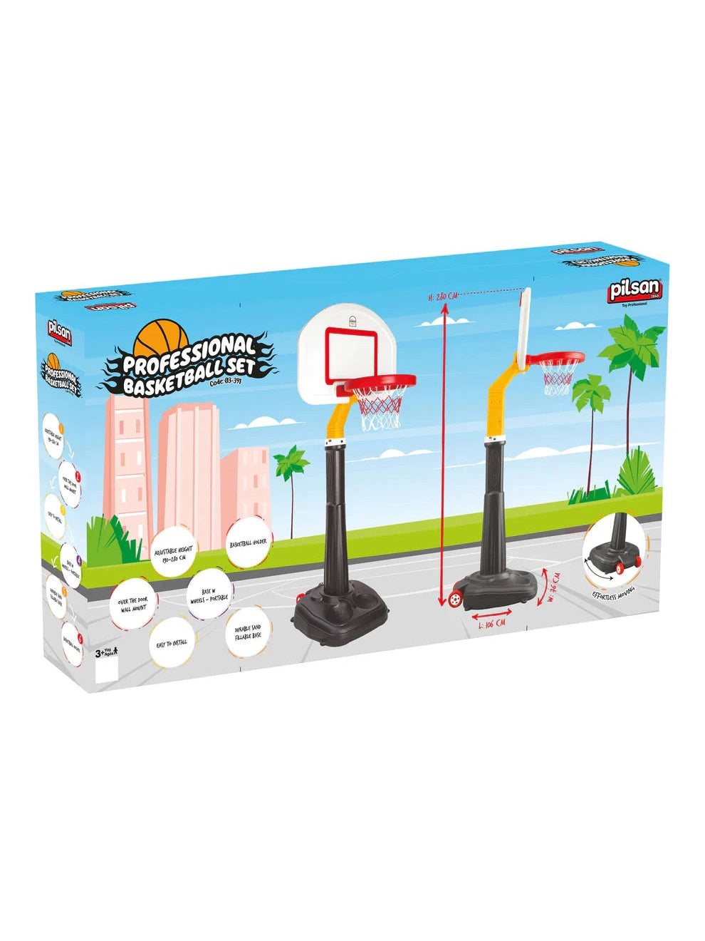 Professional Basketball Set