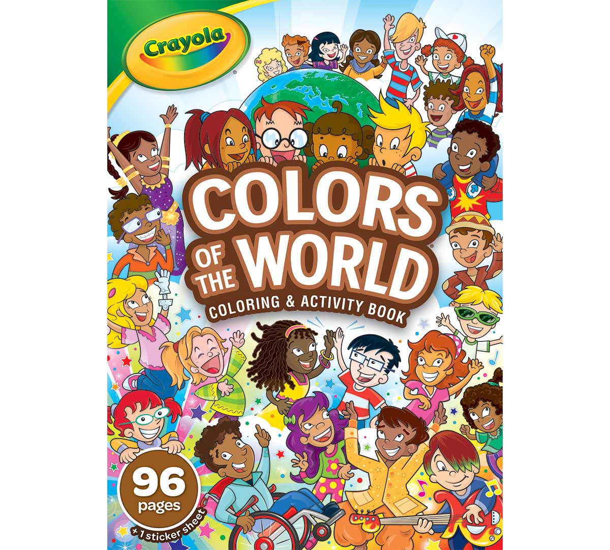 Crayola Colors of the World Coloring Book ,96 Pages