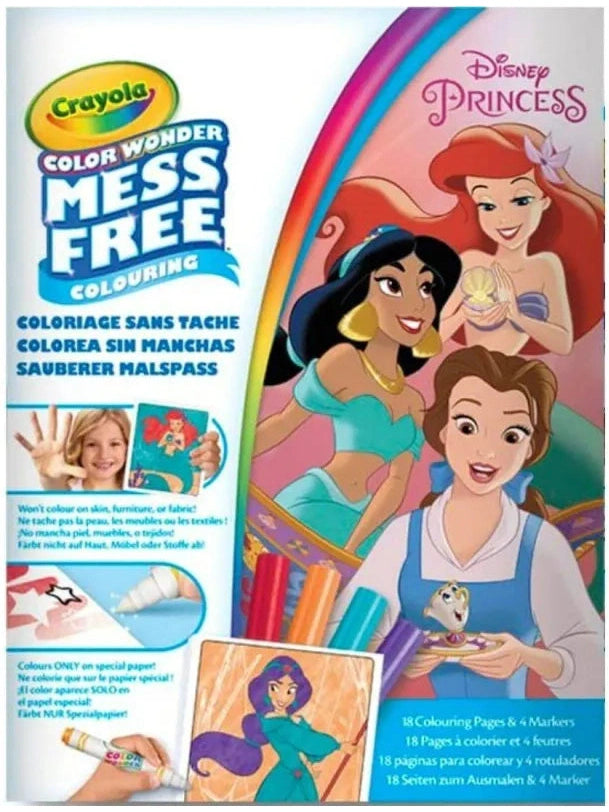 Crayola Color Wonder-Disney Princess 2 Mess-Free Colouring Book