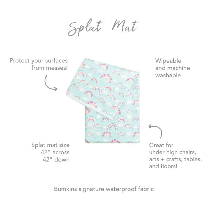 Bumkins Waterproof Splat Mats (Available in 5 different designs)