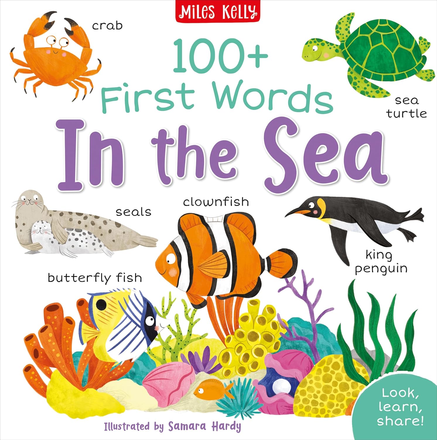 100+ First Words In The Sea - Miles Kelly (Paperback)