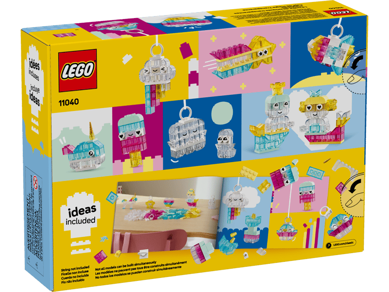 LEGO Classic Transparent Magic Box 11040 - 340 Parts