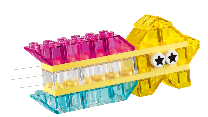 LEGO Classic Transparent Magic Box 11040 - 340 Parts