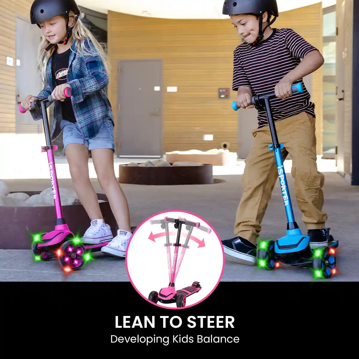 iSporter Kids Electric Scooter-G3 (Available in 2 colors):6-10yrs