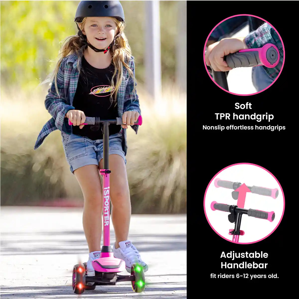 iSporter Kids Electric Scooter-G3 (Available in 2 colors):6-10yrs