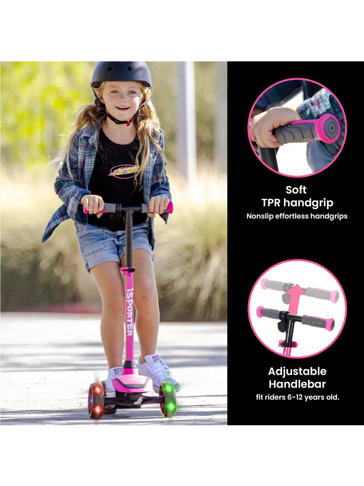 iSporter Kids Electric Scooter-G3 (Available in 2 colors):6-10yrs