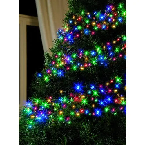 Multicoloured LED Christmas Lights (100 Pack)