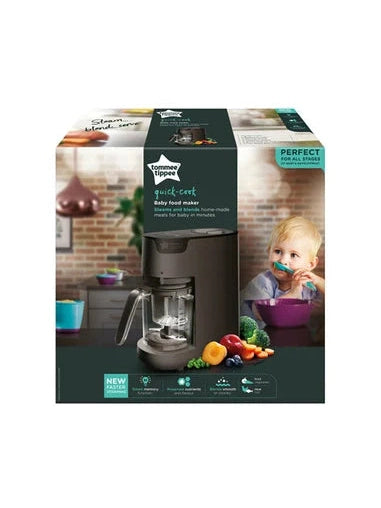 Tommee Tippee Quick-cook Baby Food Maker - Black