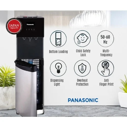 Panasonic 3 - Hot, Cold & Normal Water Tap Sleek Bottom Loading Water Dispenser