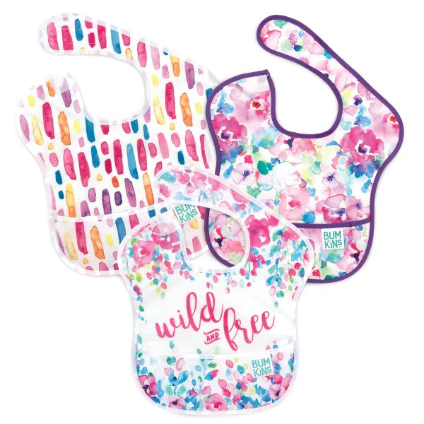 Bumkins SuperBib 3 Pack ( Available in 8 different designs)