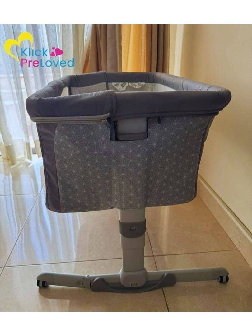 PreLoved Chicco Next2Me Forever Sleeptime - Grey (Gently Used)