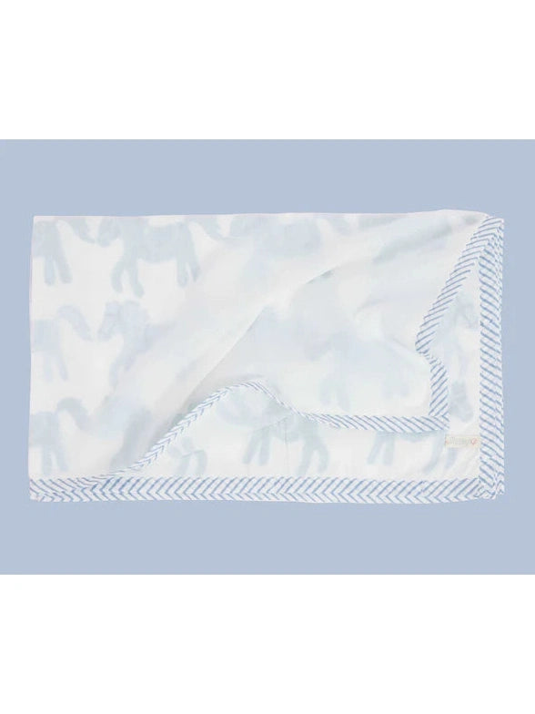 I am Going to the Circus Blanket - Teal