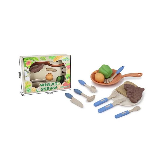 Steak Kitchen Playset - Kolinbaby Wheat Straw