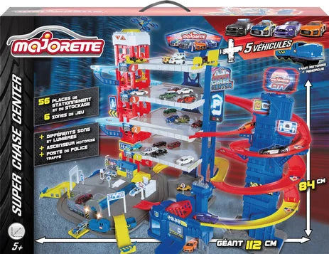 Majorette Super Chase Center+5 Vehicles