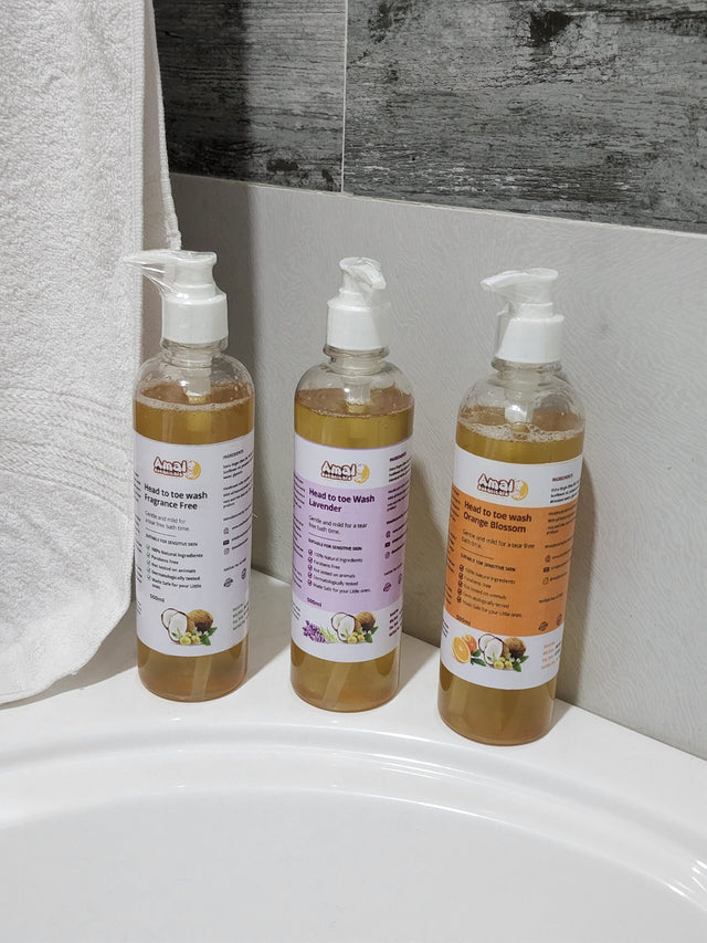Amal Botanicals Head to Toe Baby Wash - 250ml (Available in 3 Fragrances)