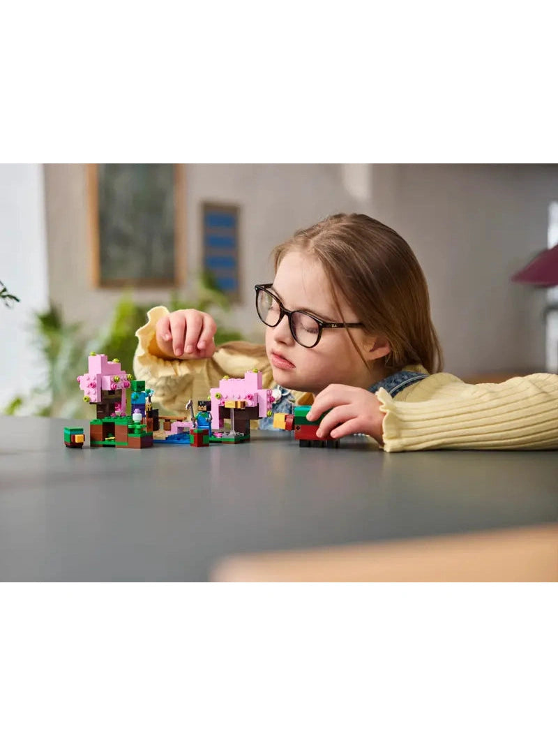 Lego Minecraft Cherry Blossom Garden