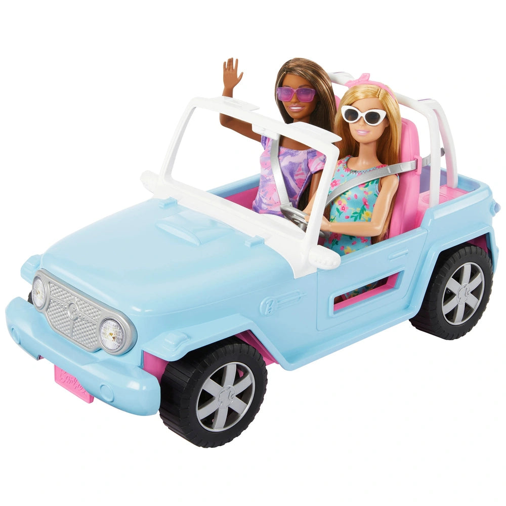 Barbie Jeep with Dolls and Accessories