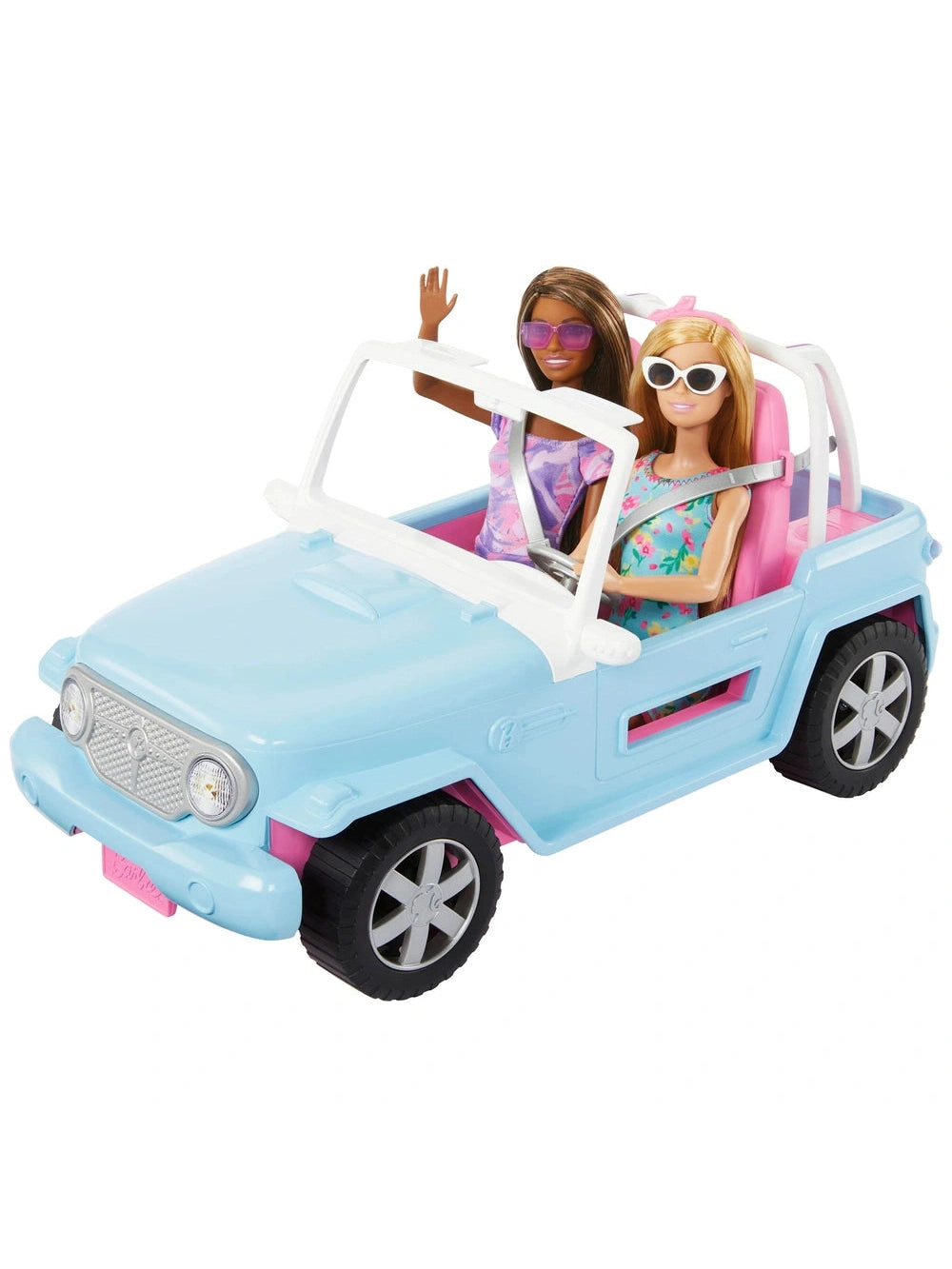 Barbie Jeep with Dolls and Accessories