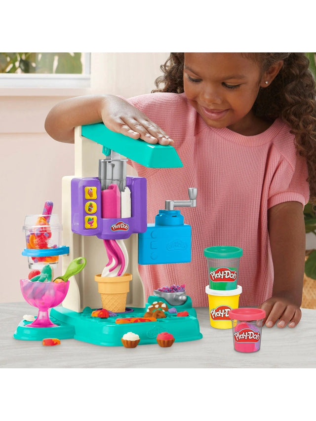 Play-Doh Rainbow Swirl Ice Cream Playset for Toddlers