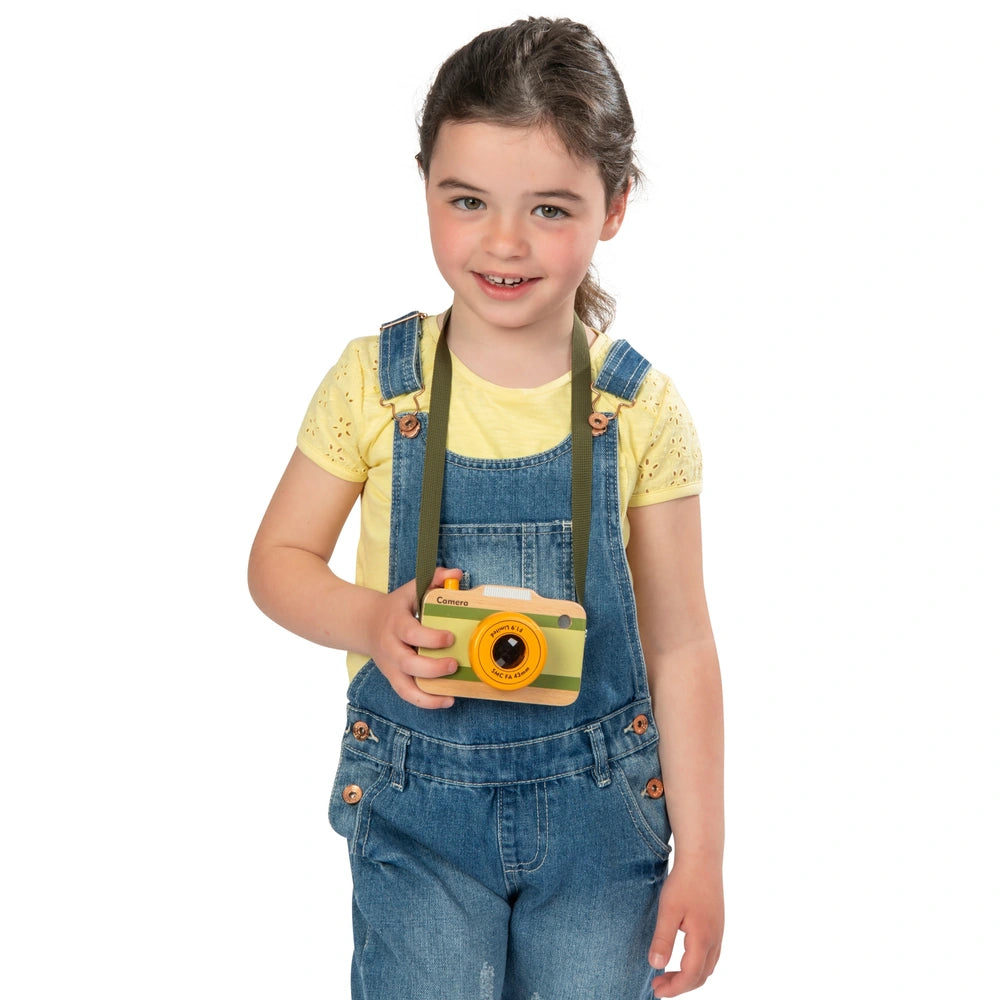 Squirrel Play Wooden Kaleidoscope Camera