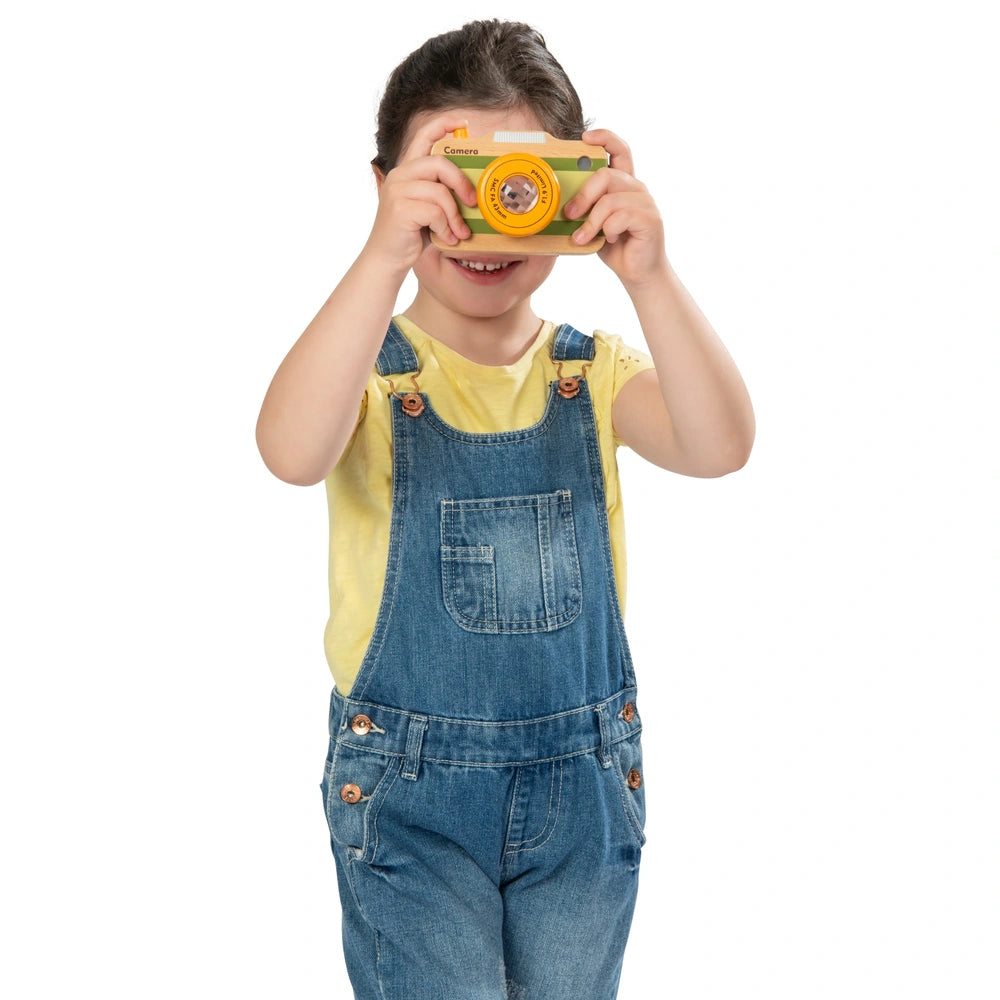 Squirrel Play Wooden Kaleidoscope Camera