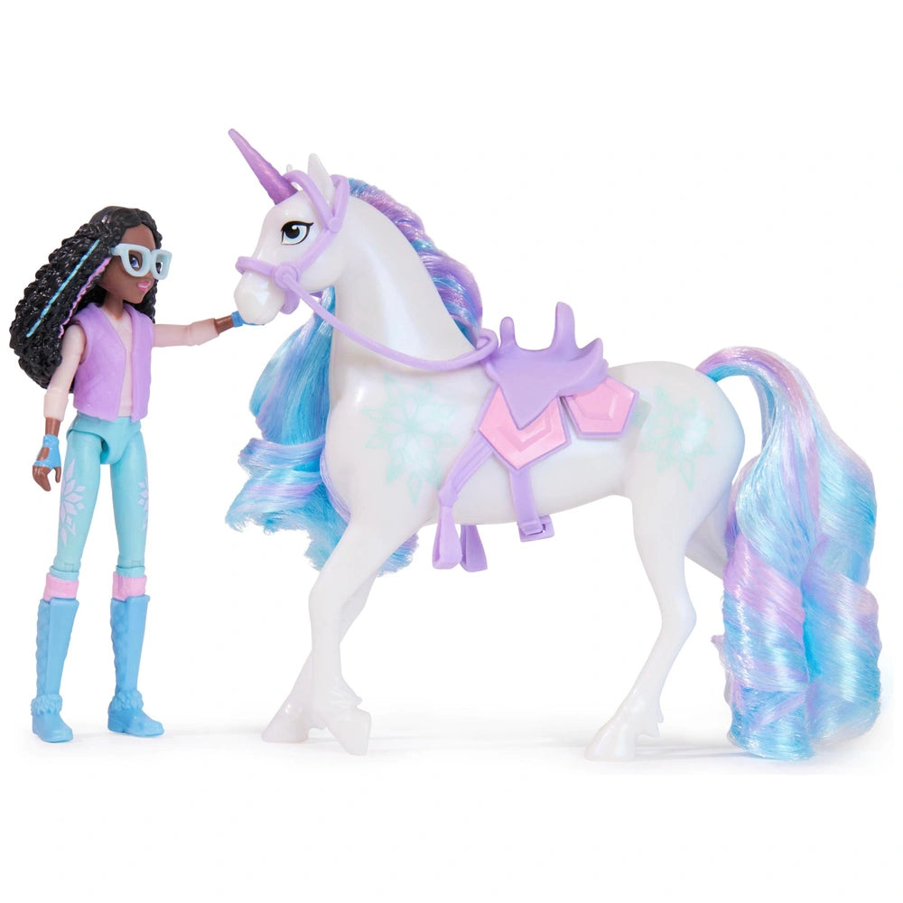 Unicorn Academy Doll Layla & Glacier Set