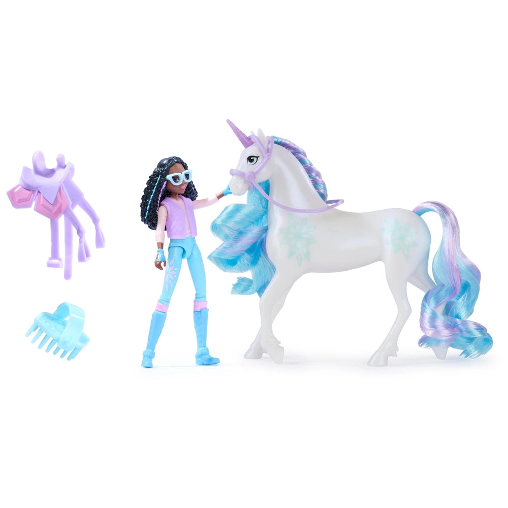 Unicorn Academy Doll Layla & Glacier Set