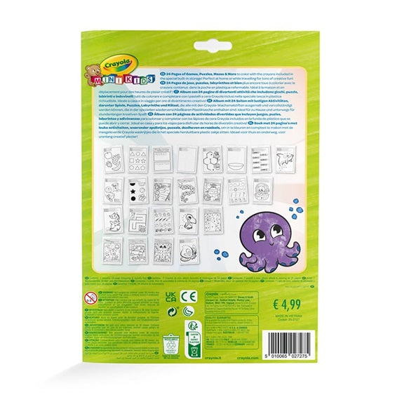 Crayola MiniKids Colours & Shapes Book for 36months+