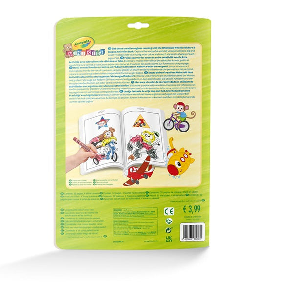Crayola MiniKids Stickers & Shapes Book for 24months+