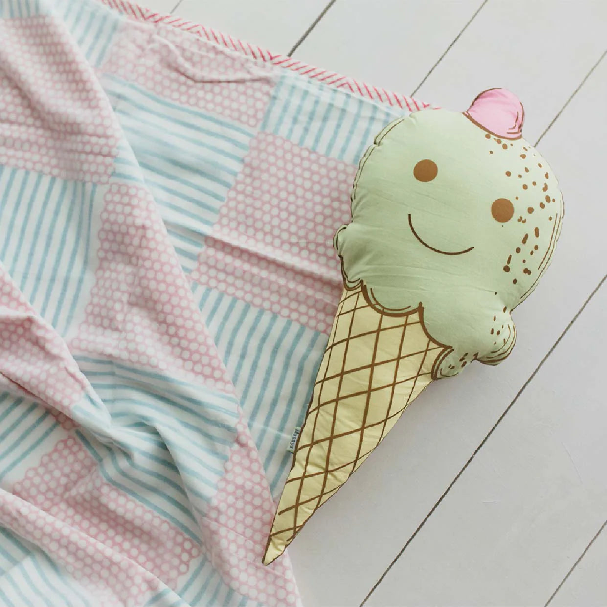 Small Ice Cream Cone Pillows (3 colors available)