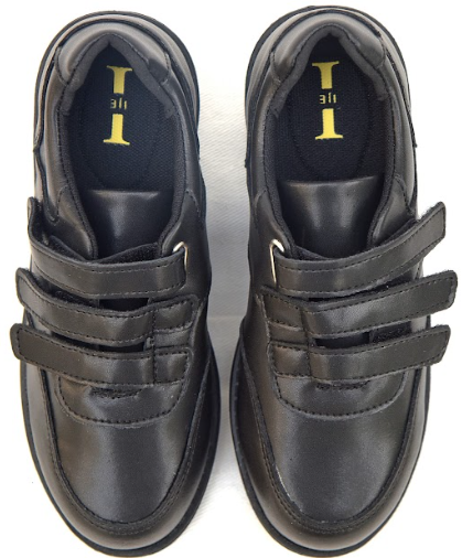 Boys - IJE Three straps Velcro shoes(Available in 6 sizes)