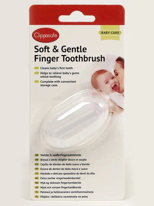 Clippasafe Finger Tooth Brush with Case