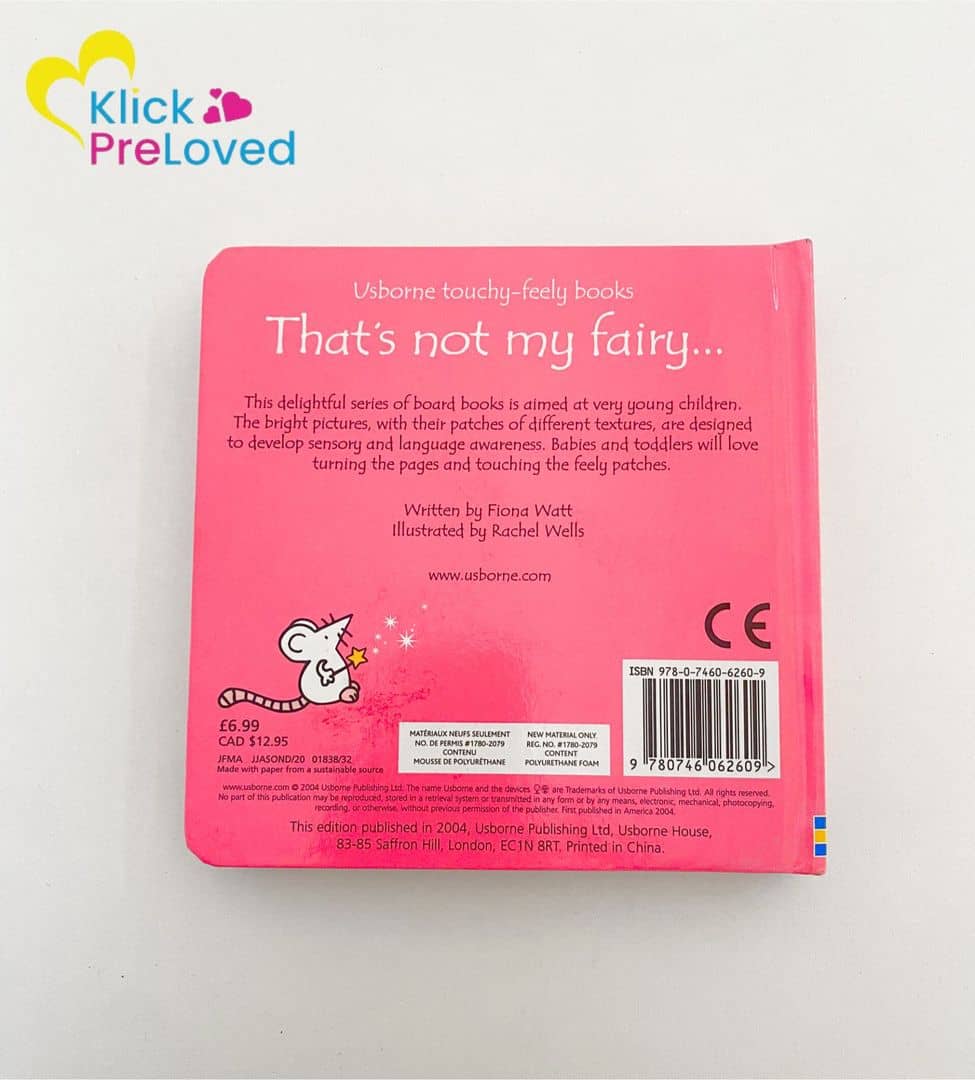 PreLoved That's Not My Fairy ... Usborne Touchy-Feely Books (Gently Used)