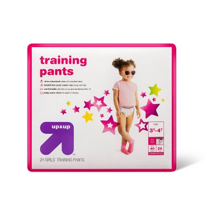 Up & Up Girls' Training Pants Jumbo Pack(3T-4T) - 24pcs