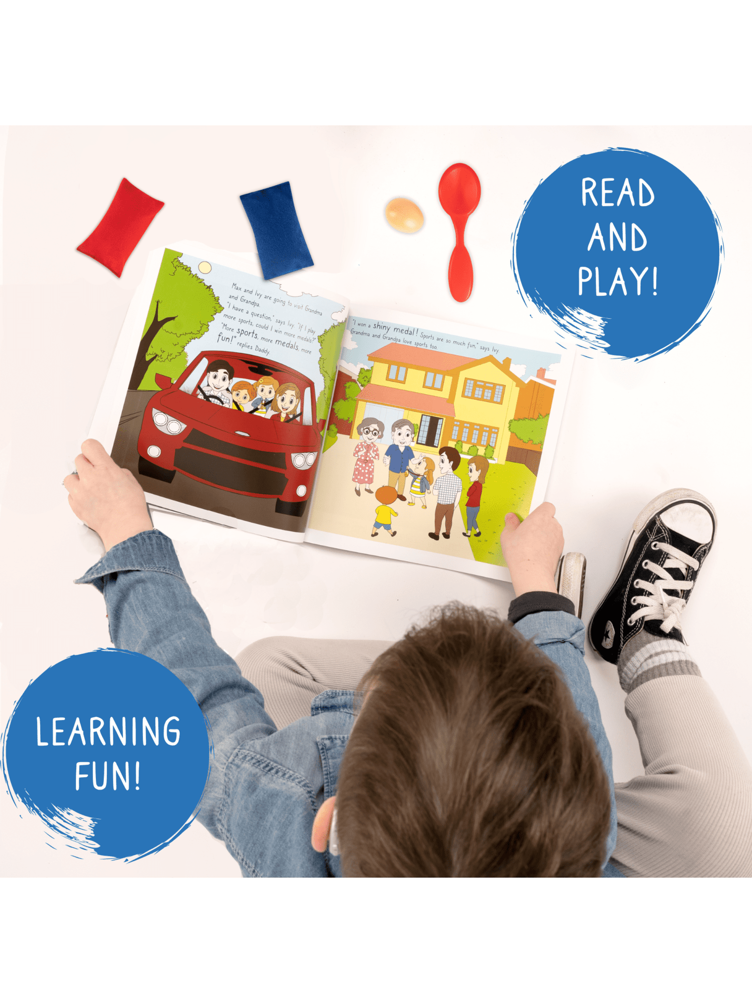 Max and Ivy enjoy Sports Day