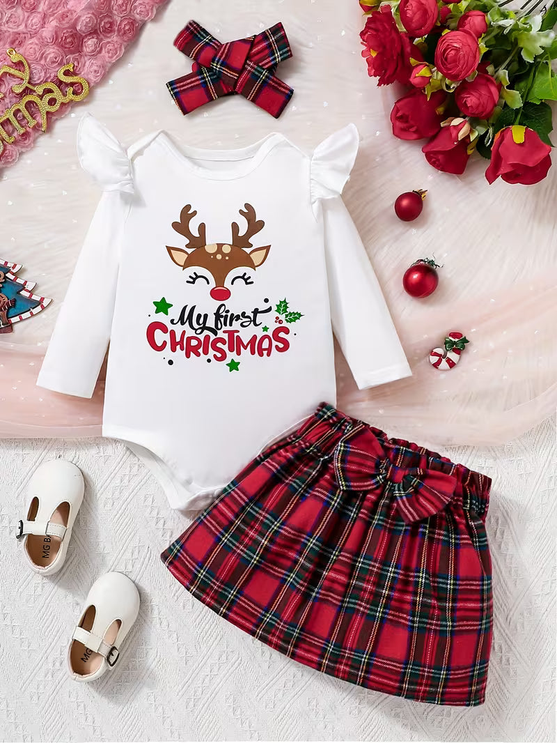 Baby Girl Christmas Outfit