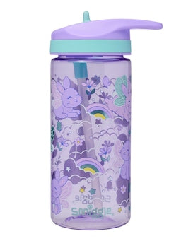 Smiggle Blast Off Junior Plastic Drink Bottle Lilac - 440ML