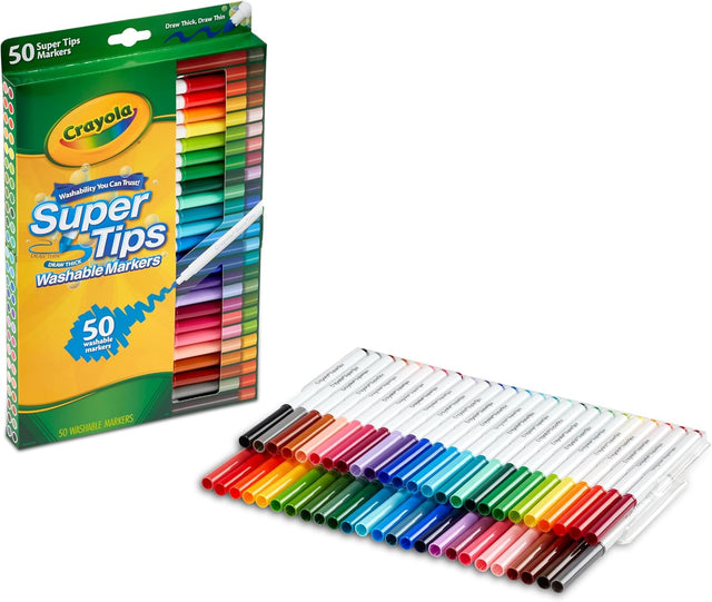 Crayola 50 Supertips Washable Markers