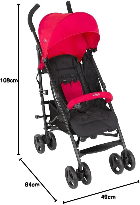 Graco TraveLite Compact Stroller - Cherry Red