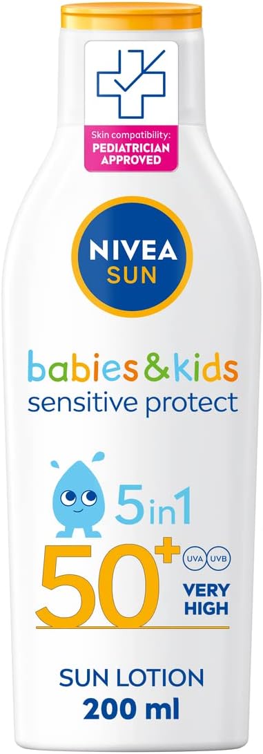 Nivea Babies & Kids Sensitive Protect Lotion SPF50+ - 200ml