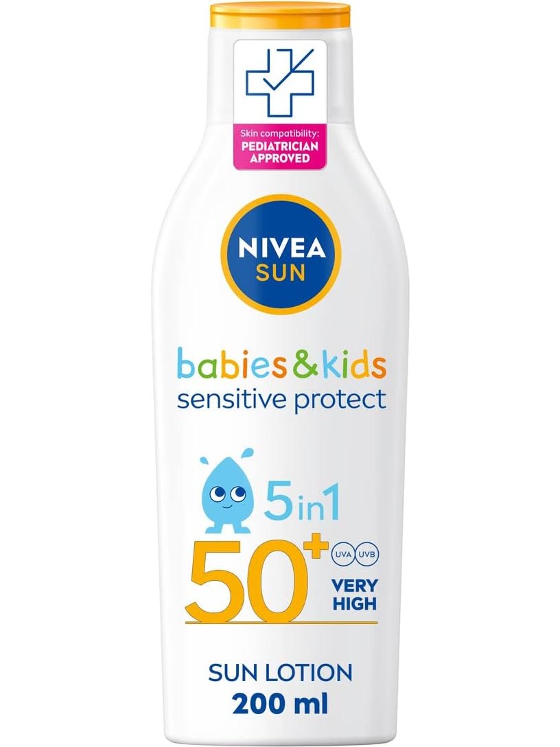 NIVEA SUN Kids Protect & Care Sun Cream Lotion SPF 50+ - 200ml