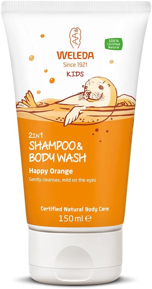 Weleda Kids 2in1 Shampoo and Body Wash Happy Orange - 150 ml