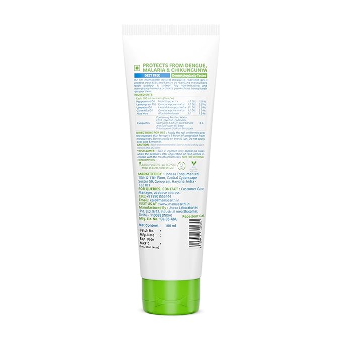 Mamaearth Baby Natural Mosquito Repellent Gel - 100ml