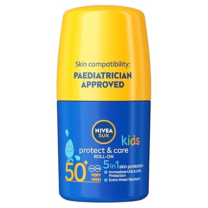 NIVEA SUN Kids Caring Roll-On Sun Cream SPF50+ Very High - 50ml