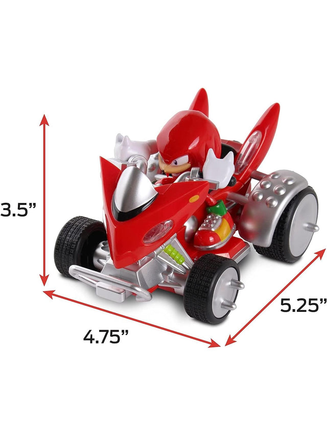 Knuckles the Echnida Pull Back Racer - Sonic the Hedgehog