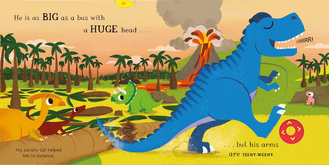 Tyrannosaurus rex: A Push Pull Slide Dinosaur Book (Hardcover)