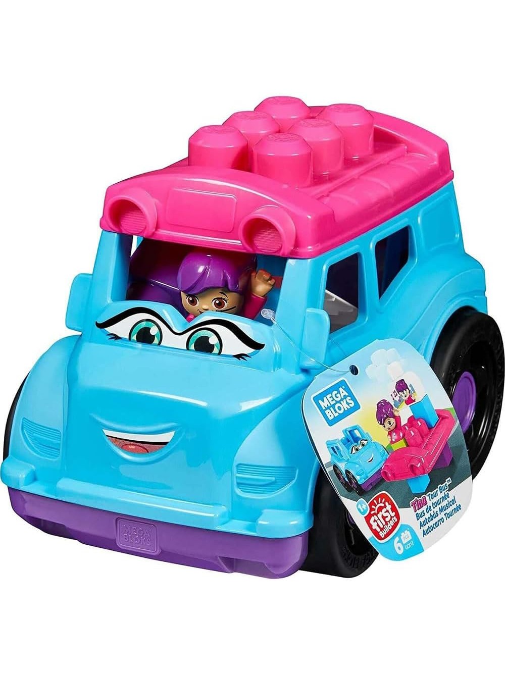 Mega Bloks Tina Tour Bus Building Set