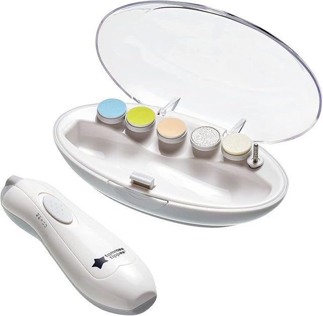 Tommee Tippee Electric Baby Nail File with Six Filing Heads