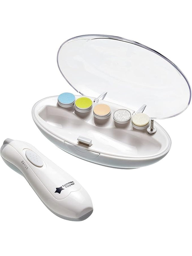 Tommee Tippee Electric Baby Nail File with Six Filing Heads